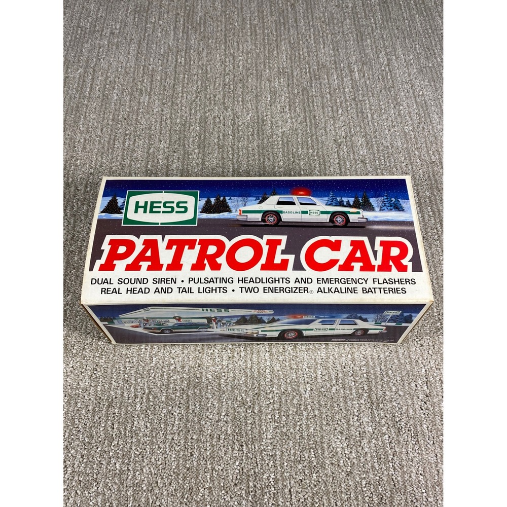 Vintage Hess Patrol Car Toy Christmas 1993 Working Lights and Sounds Collectible